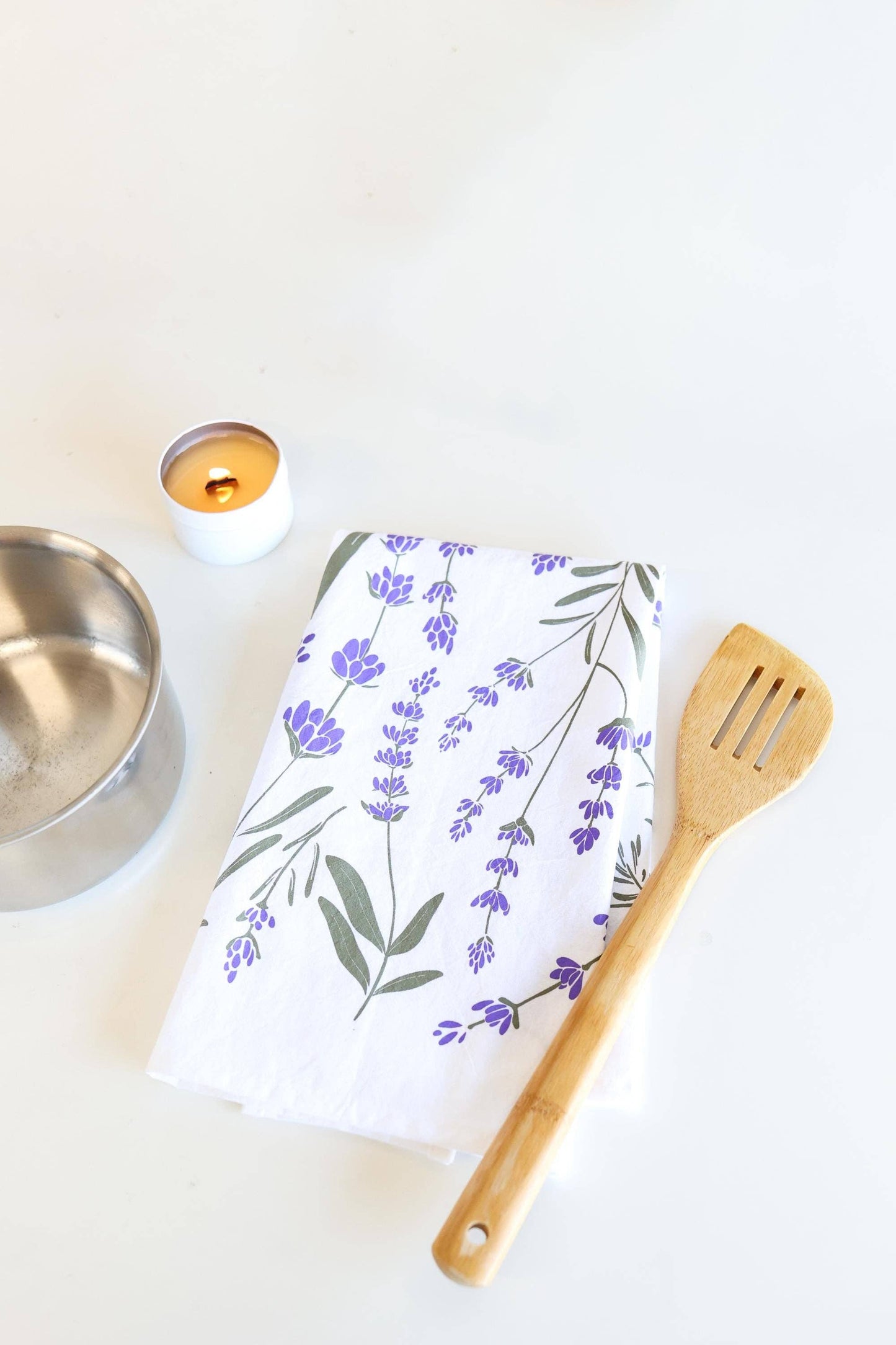 Highland Ridge | Handmade Home Decor - Lavender Tea Towel
