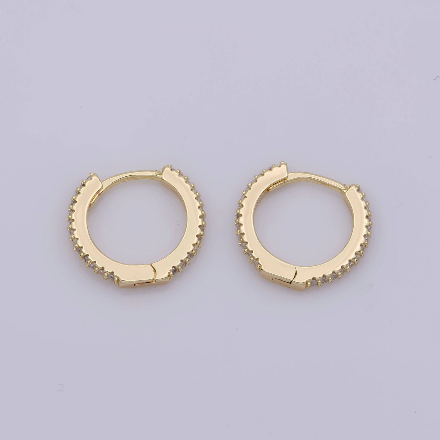 Aim Eternal - Gold Filled Huggie Hoop Earrings