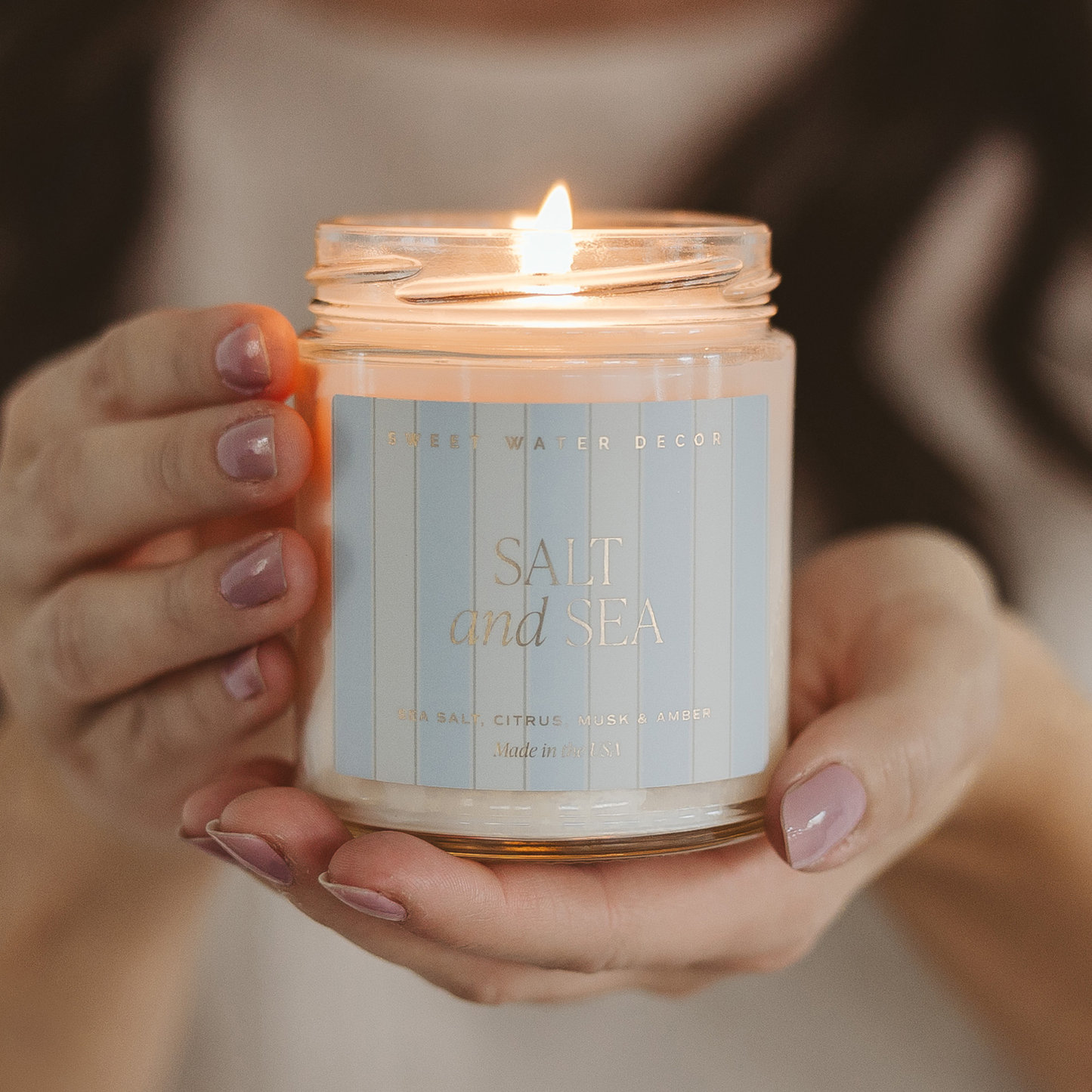 Sweet Water Decor - Salt and Sea 9 oz Soy Candle