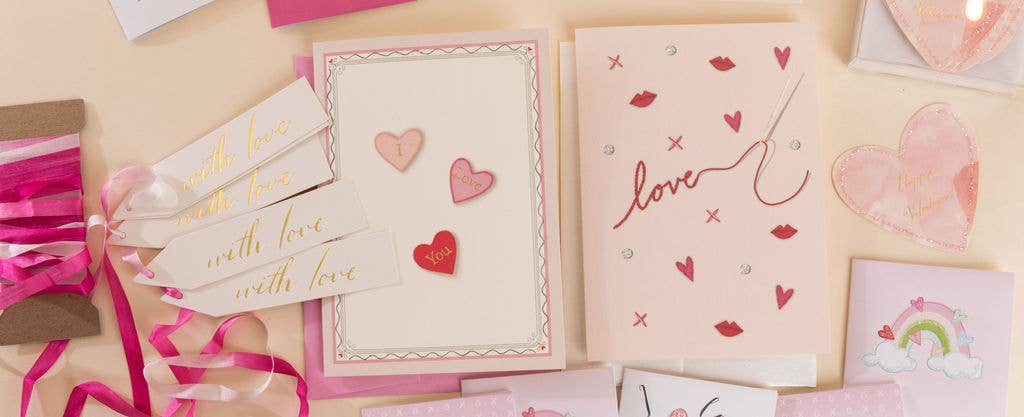 Karen Adams Designs - Love Stitch Greeting Card