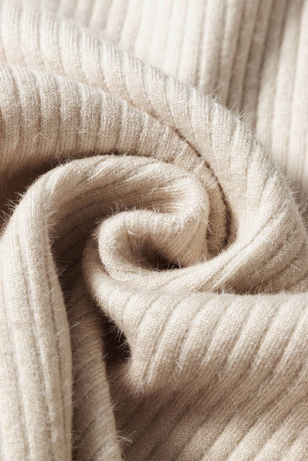 Pretty Bash - Thermal Lined Ribbed Knit Sweater