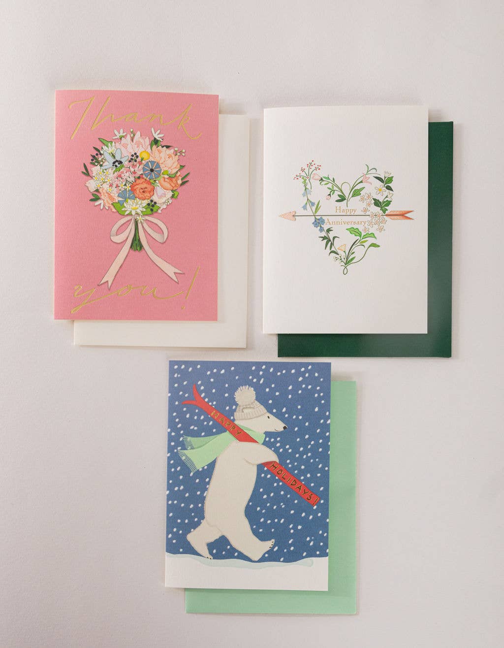 Karen Adams Designs - Thank You Bouquet Greeting Card