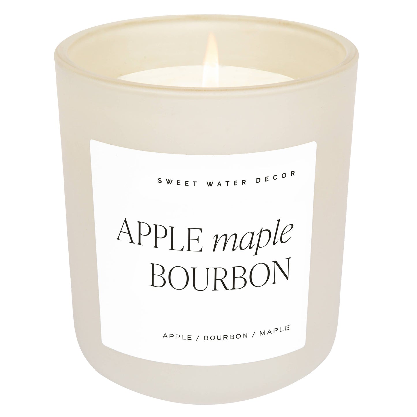 Sweet Water Decor - Apple Maple Bourbon Soy Candle - 15 oz