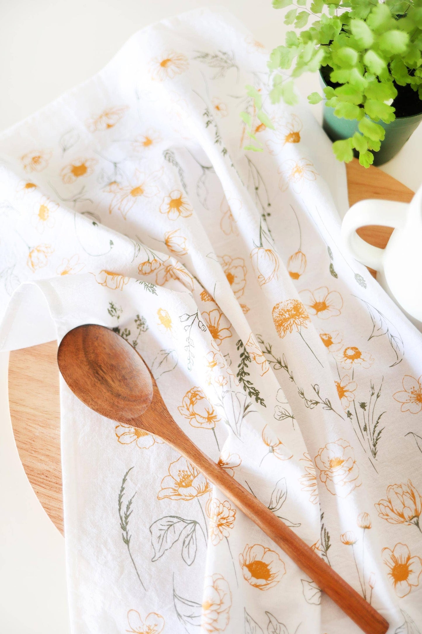 Highland Ridge | Handmade Home Decor - Flower Garden Tea Towel