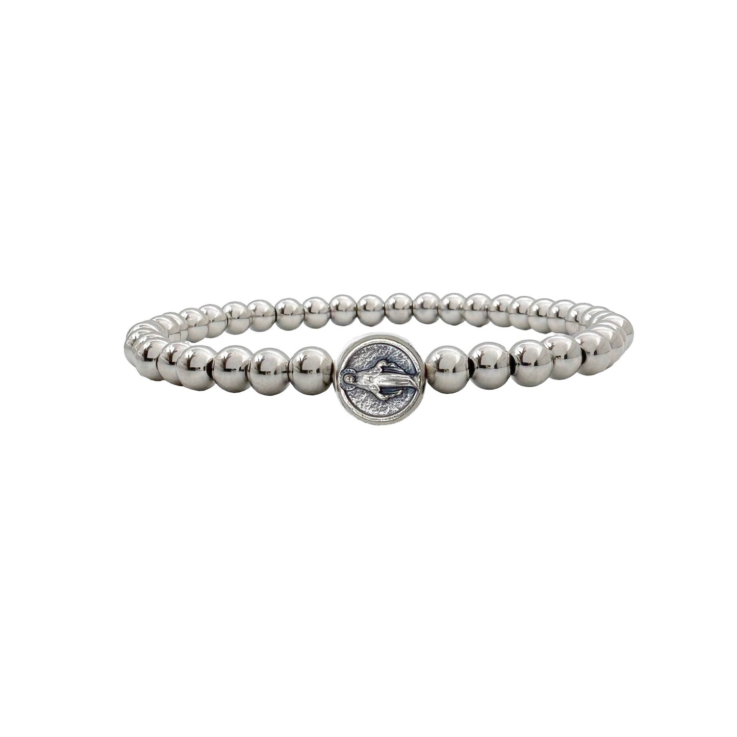 Love, Lisa - Blessed Mother Miraculous Subliminal Beaded Bracelet