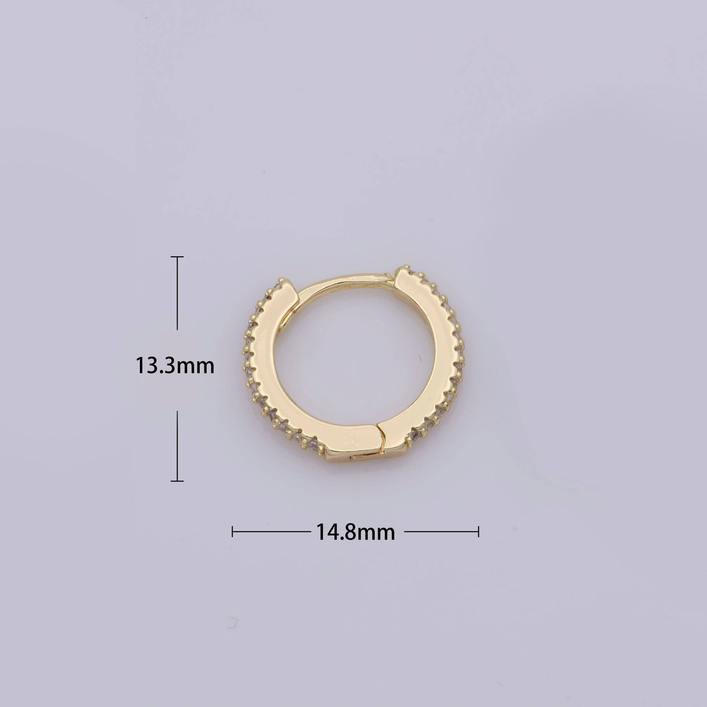 Aim Eternal - Gold Filled Huggie Hoop Earrings
