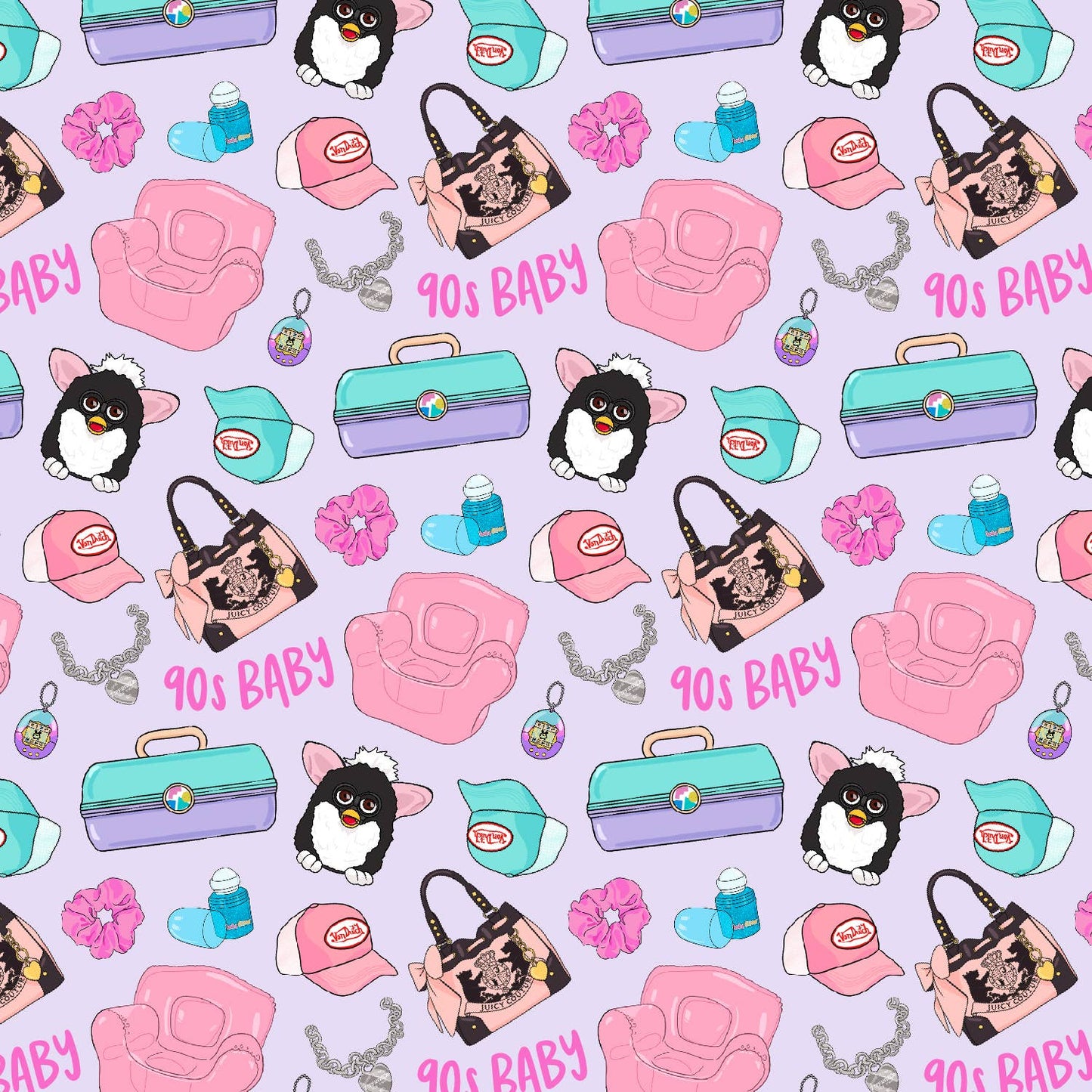 Brittany Paige - 90s Baby Birthday Wrapping Paper