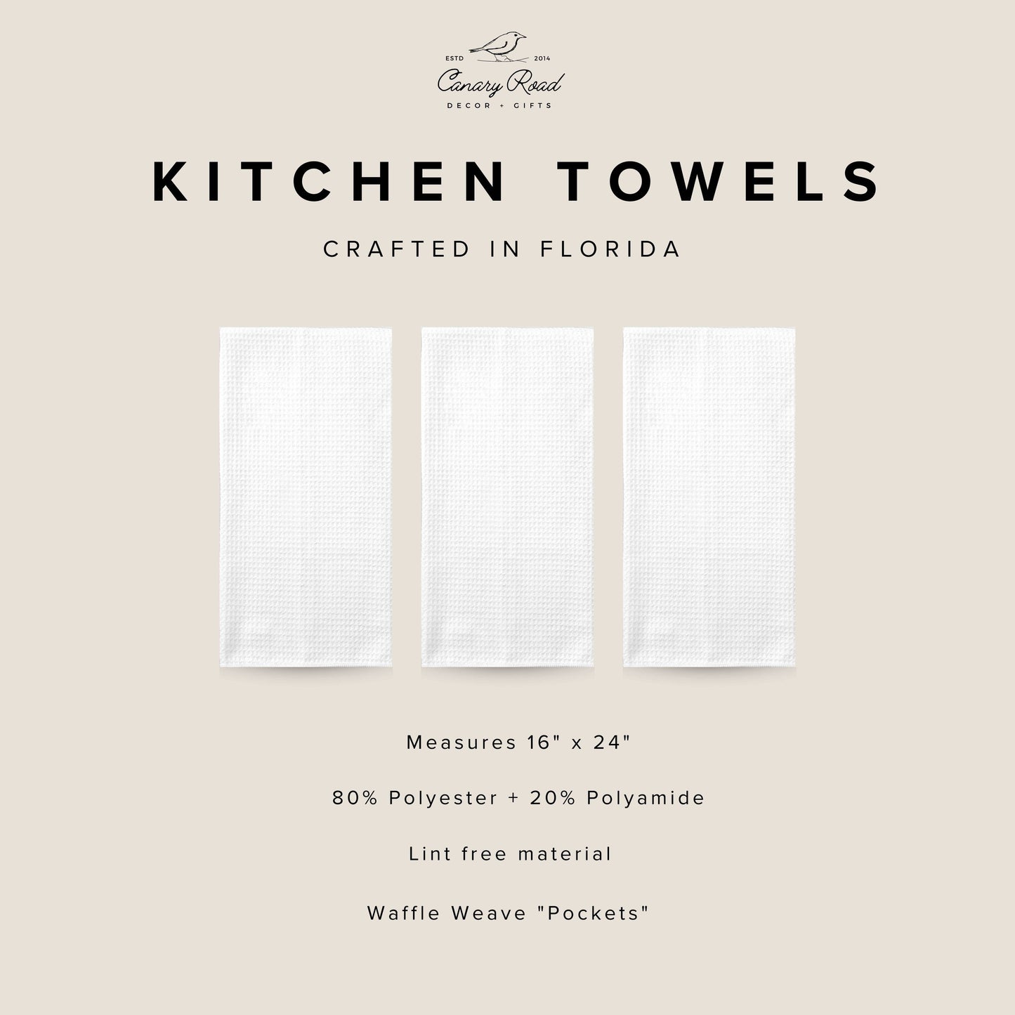 Canary Road - Under Elf Surveillance Kitchen Towel