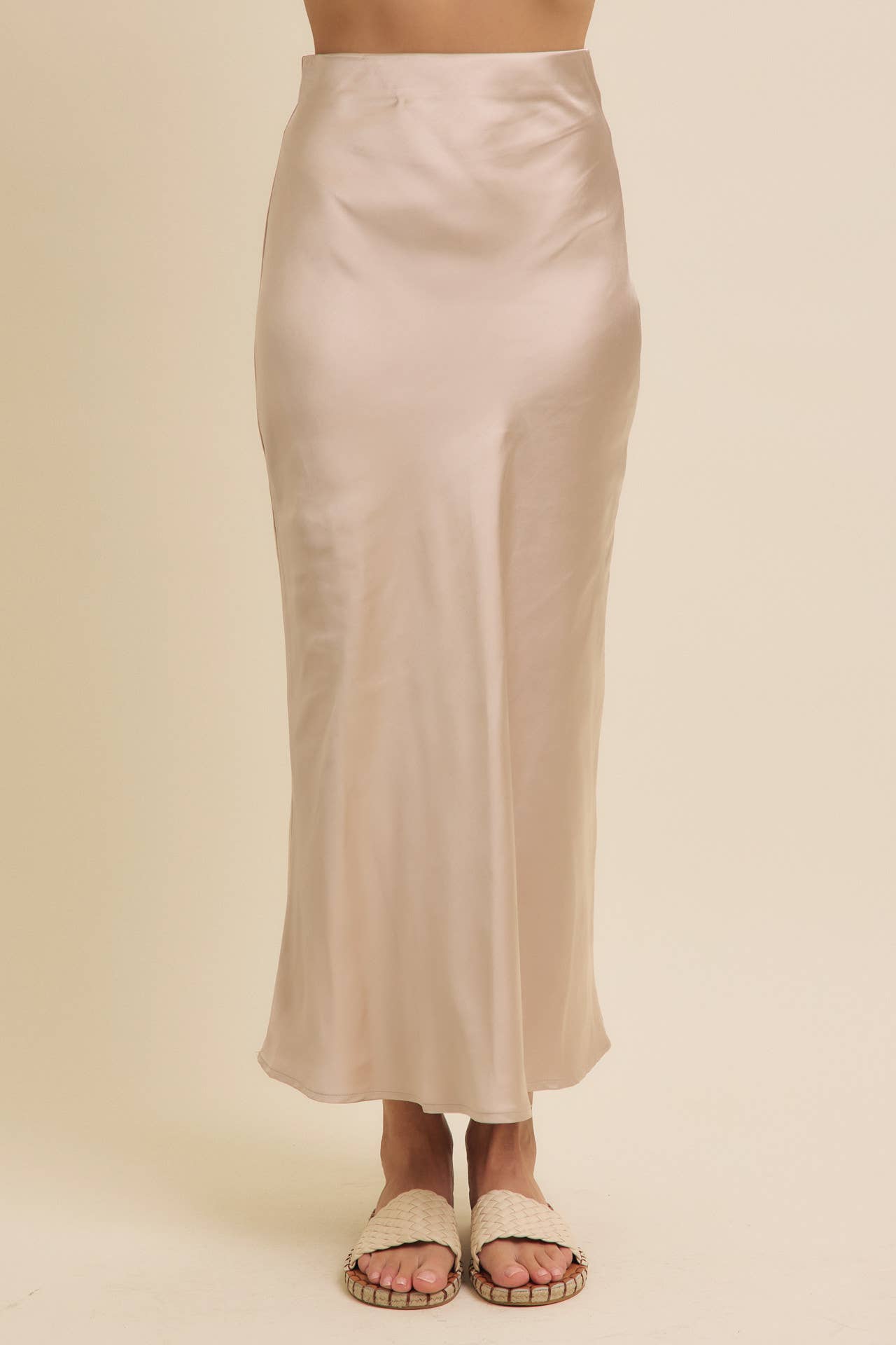 in february - Satin Maxi Skirt