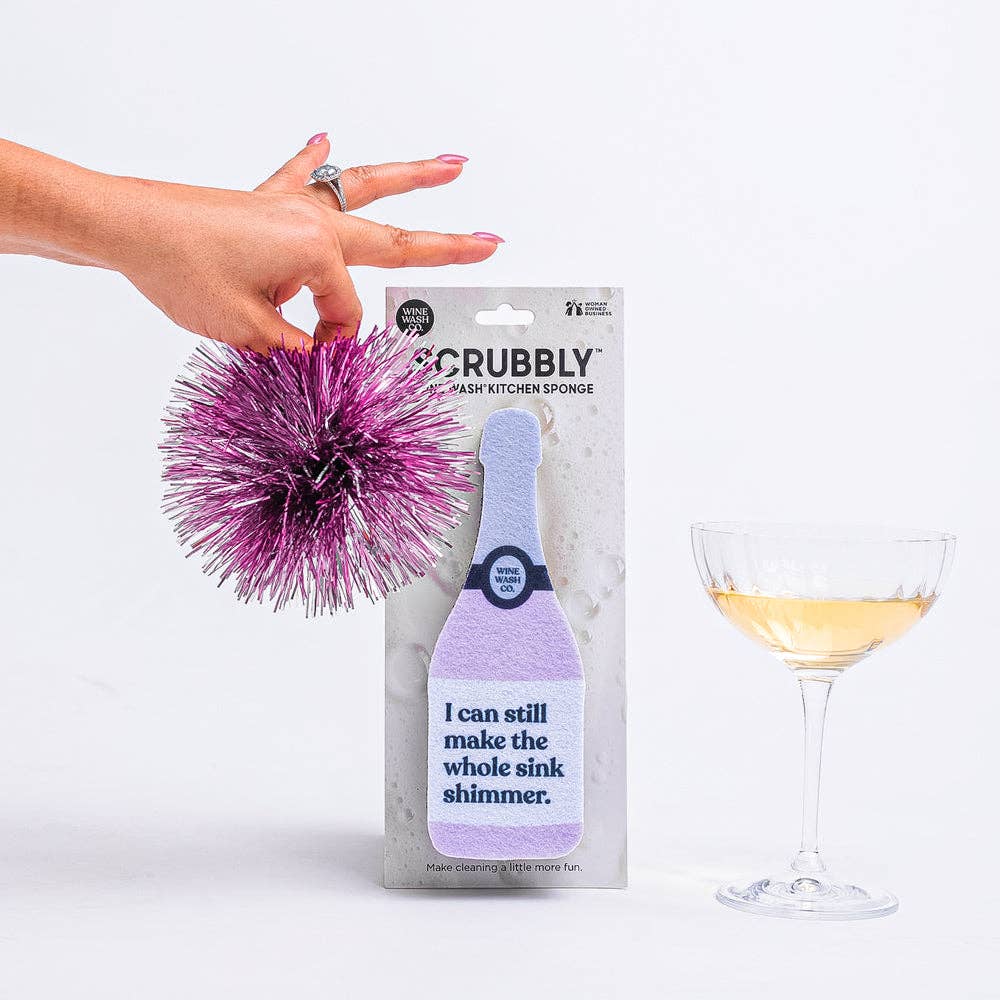 Wine Wash Co. - Scrubbly™ Sponge - Shimmer