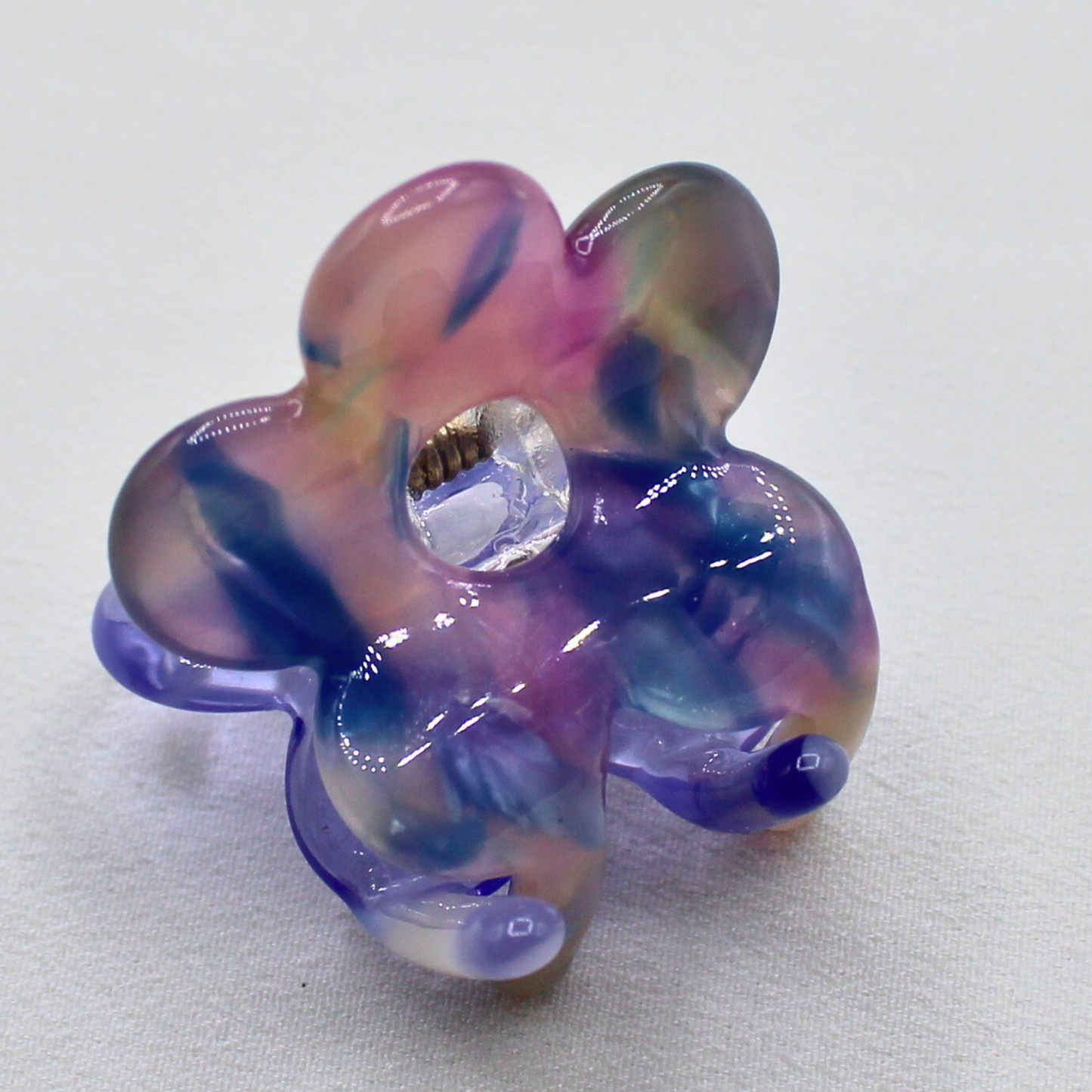 Love Attack - Ayaka Cellulose Acetate Hair Claw Clips: Purple Red Multi