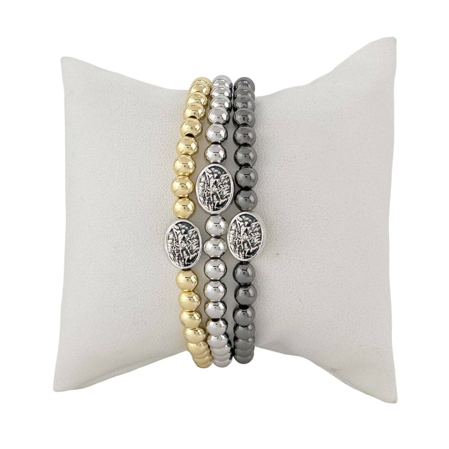 Love, Lisa - Subliminal Saint Michael The Archangel Stretch Bracelet
