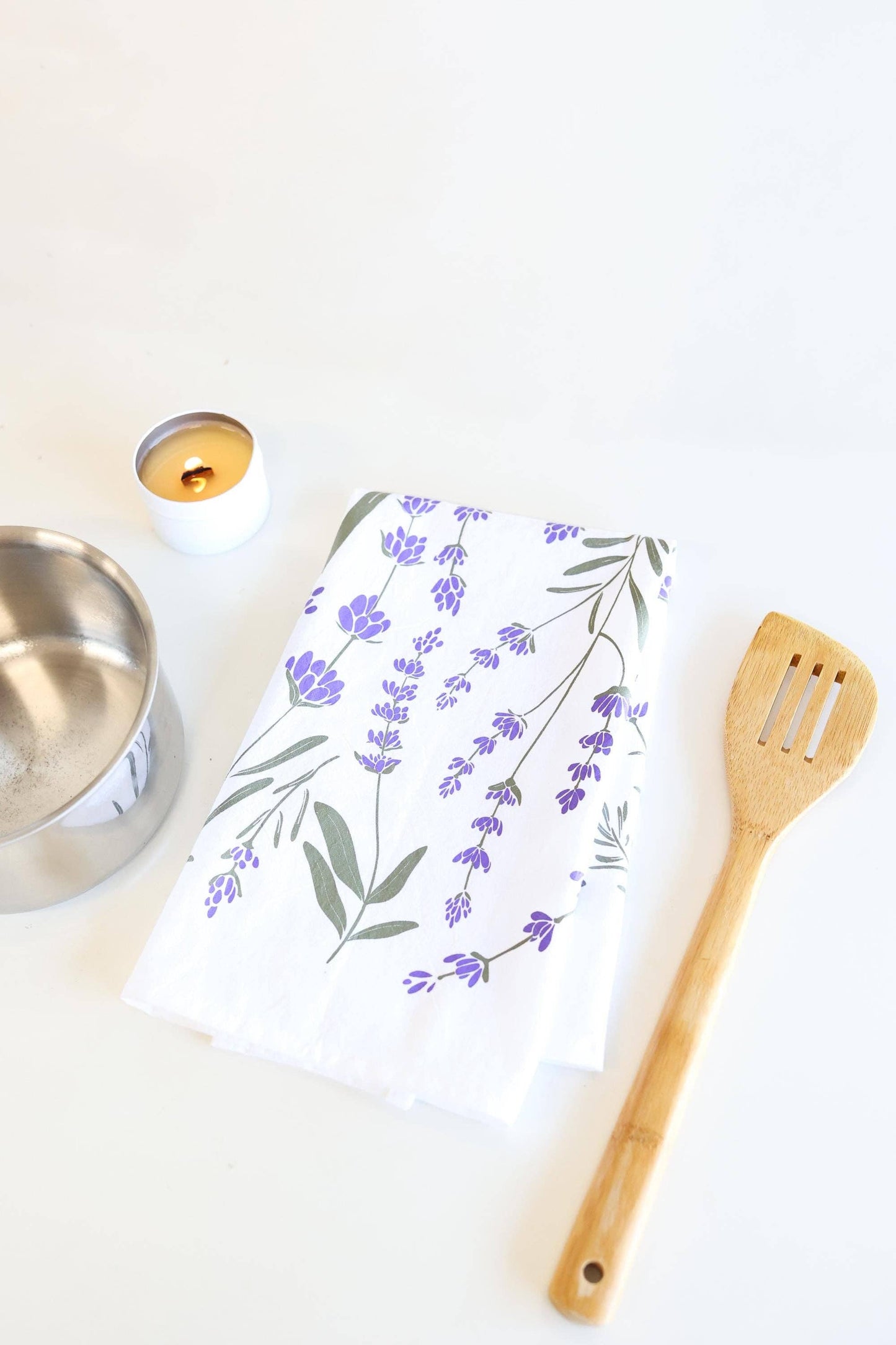 Highland Ridge | Handmade Home Decor - Lavender Tea Towel