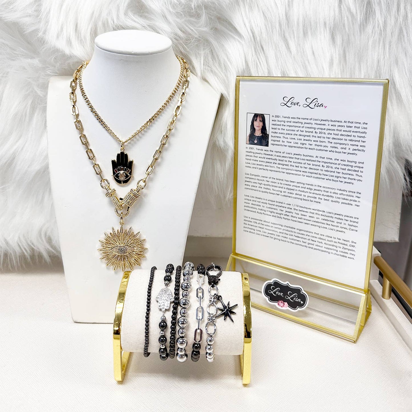 Love, Lisa - About The Brand Marketing Sign / Frame / Display