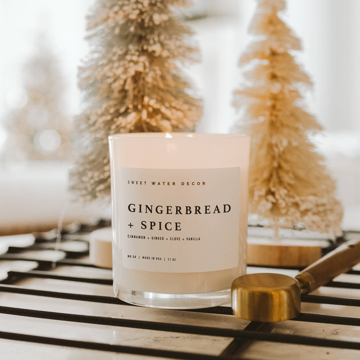 Sweet Water Decor - Gingerbread and Spice Soy Candle - 11 oz