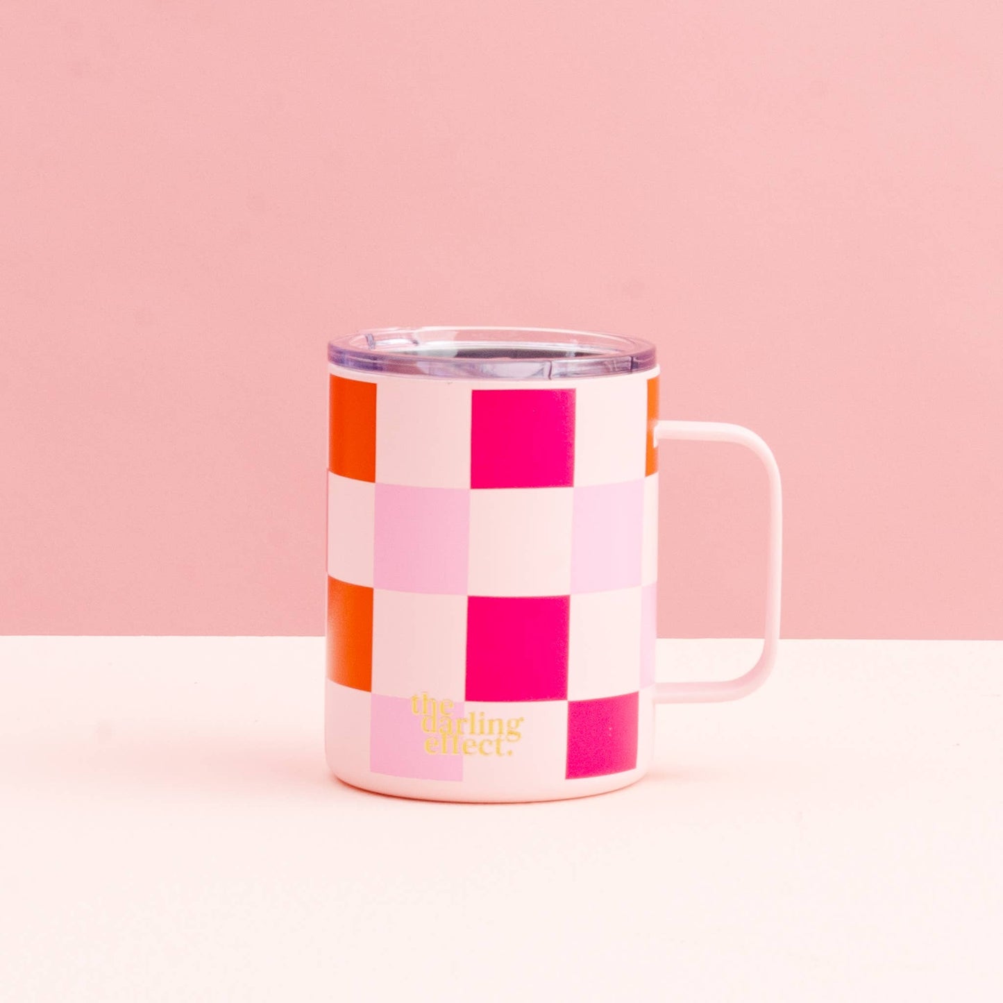 The Darling Effect - Insulated Mug - Sweetheart Check