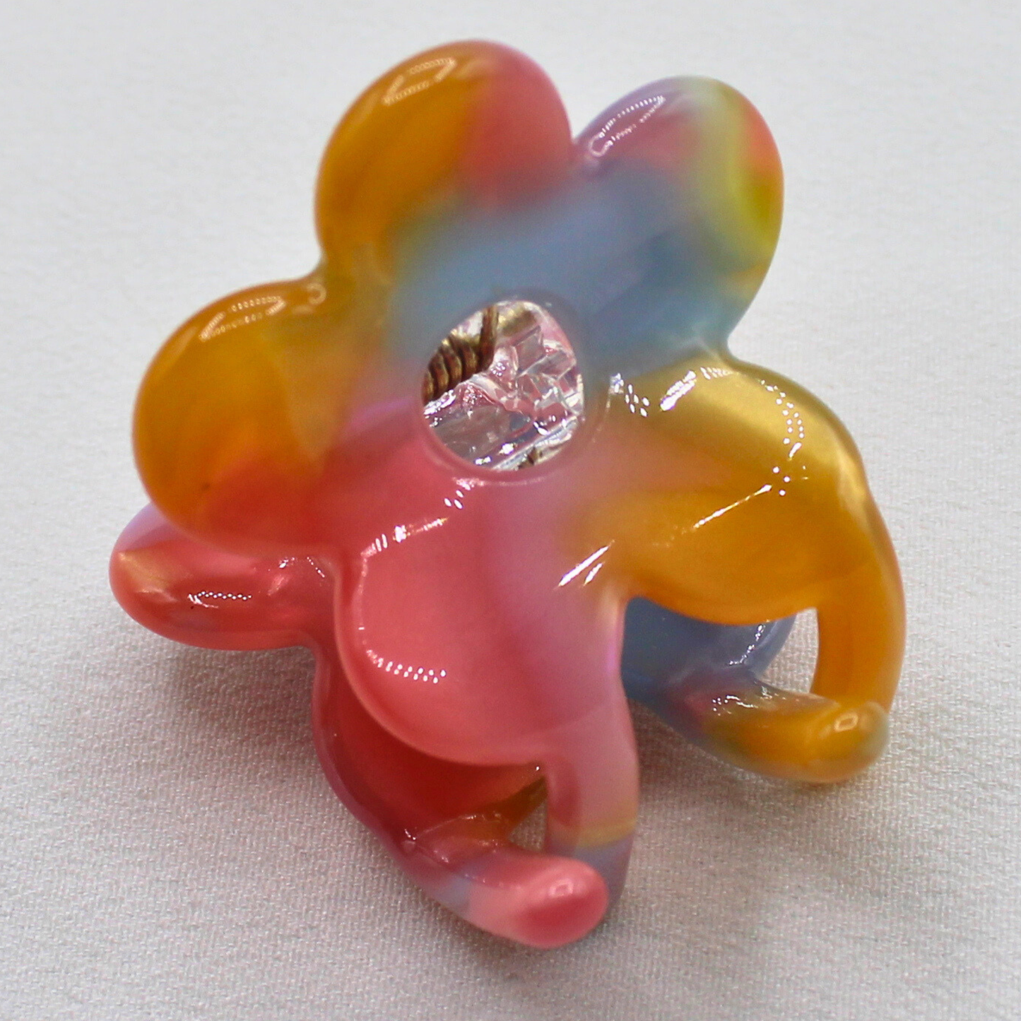 Love Attack - Ayaka Cellulose Acetate Hair Claw Clips: Purple Red Multi
