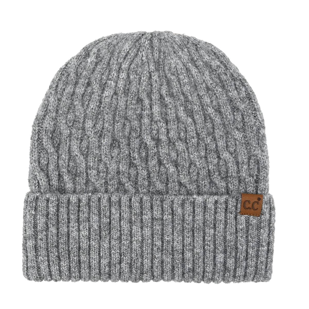 C.C Beanie - Chain Link Cable Cuff C.C Beanie - Grey