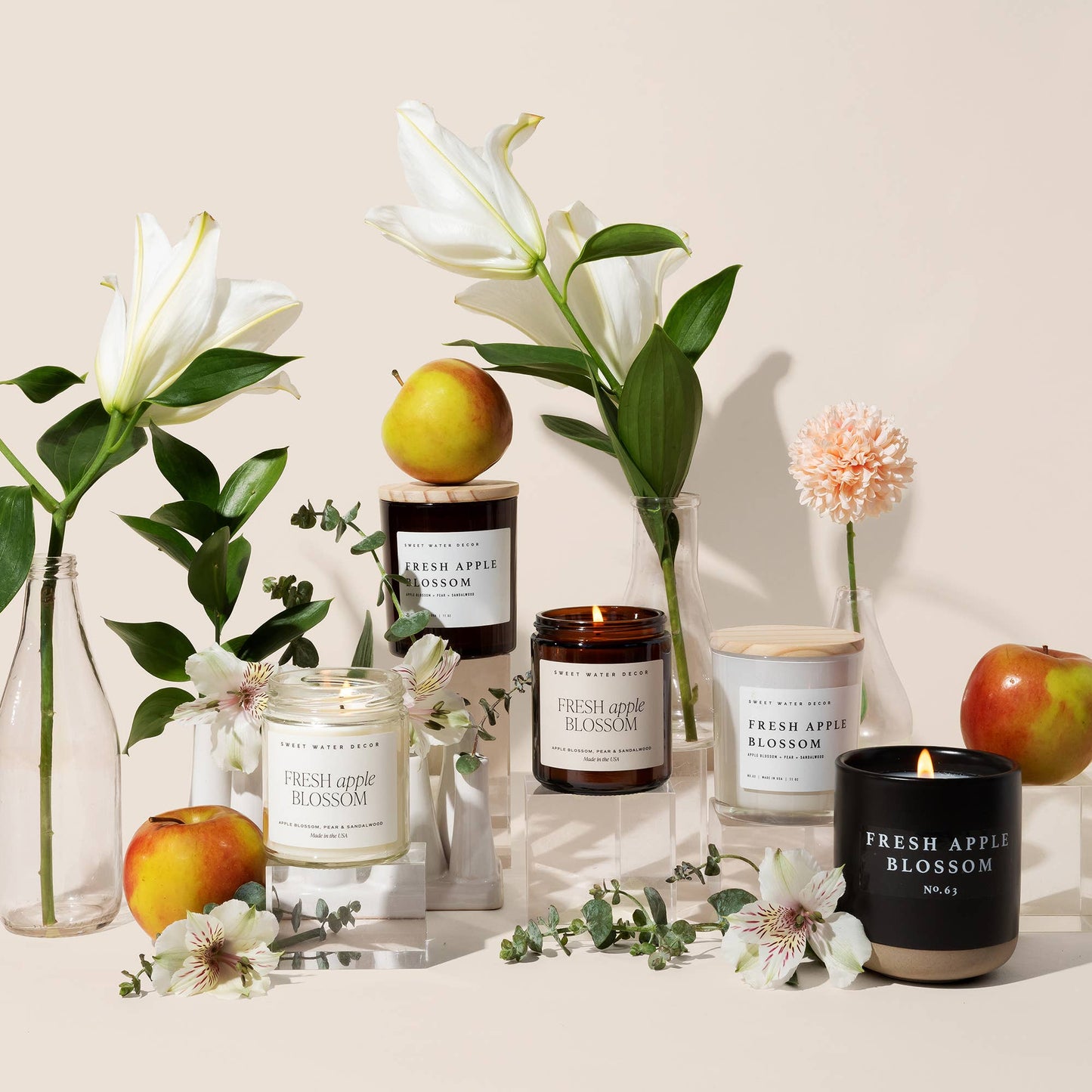 Sweet Water Decor - Fresh Apple Blossom Soy Candle - 11 oz.