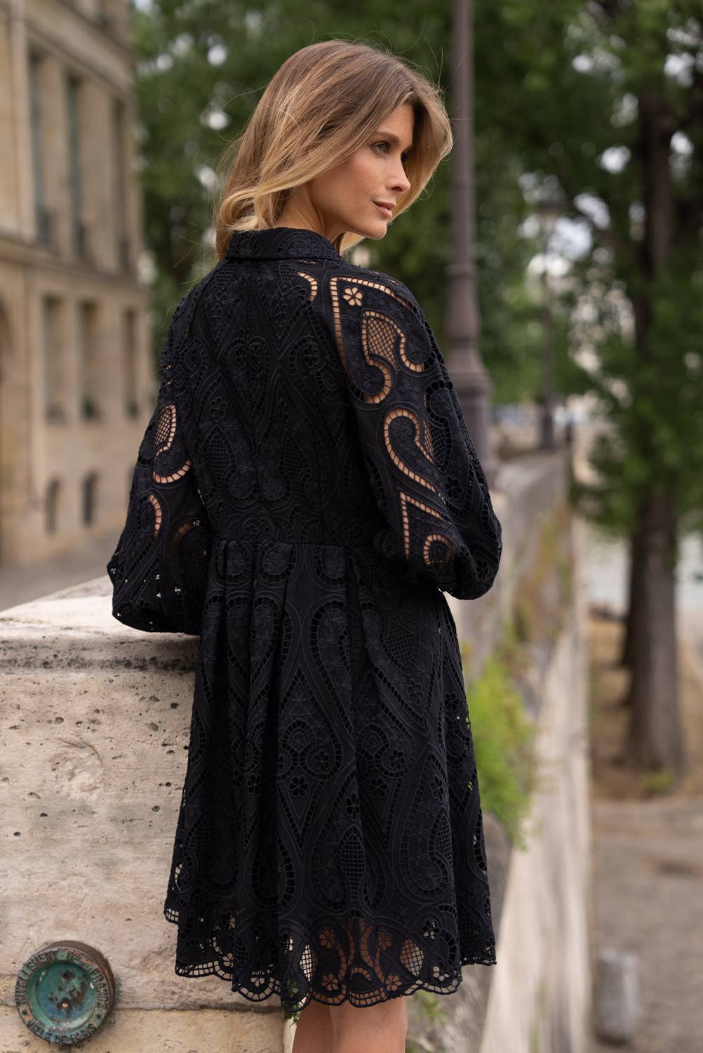 Choklate Paris - Embroidered Cotton Lace Dress
