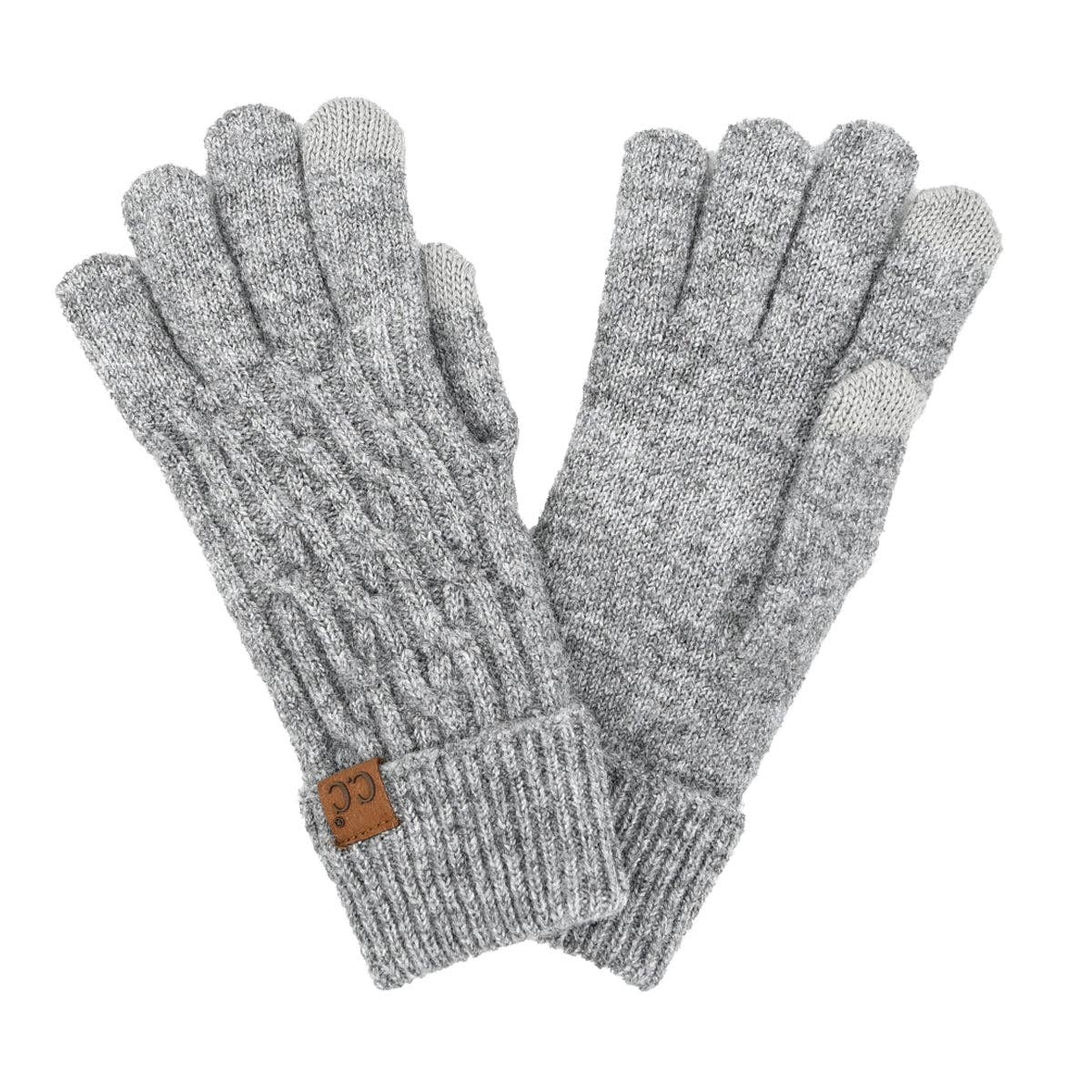 C.C Beanie - Chain Link Cable C.C Glove - Grey