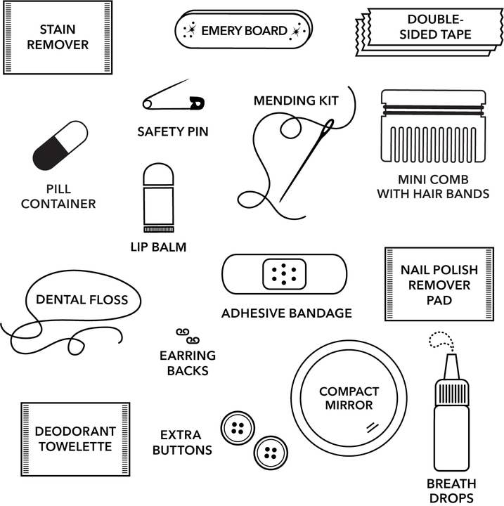 Pinch Provisions - Vegan Leather Minimergency Kit - Blush