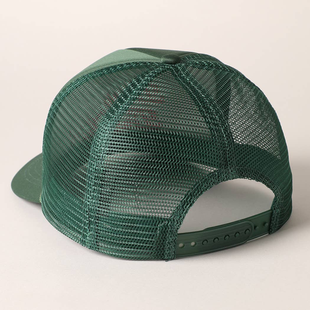 Fashion City - Day Drinkin Texts Embroidery Mesh Back Trucker Hat