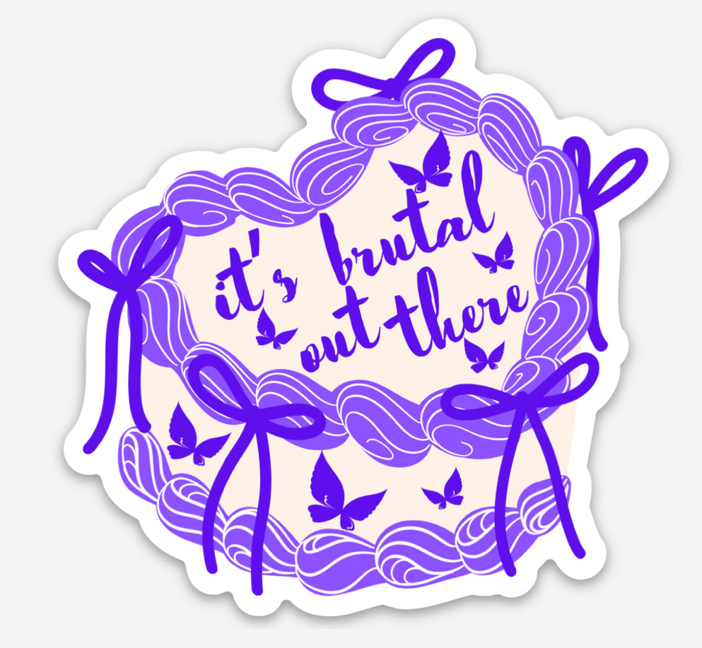 inviting affairs paperie - It's Brutal Out Here Olivia Sticker (Olivia Rodrigo)
