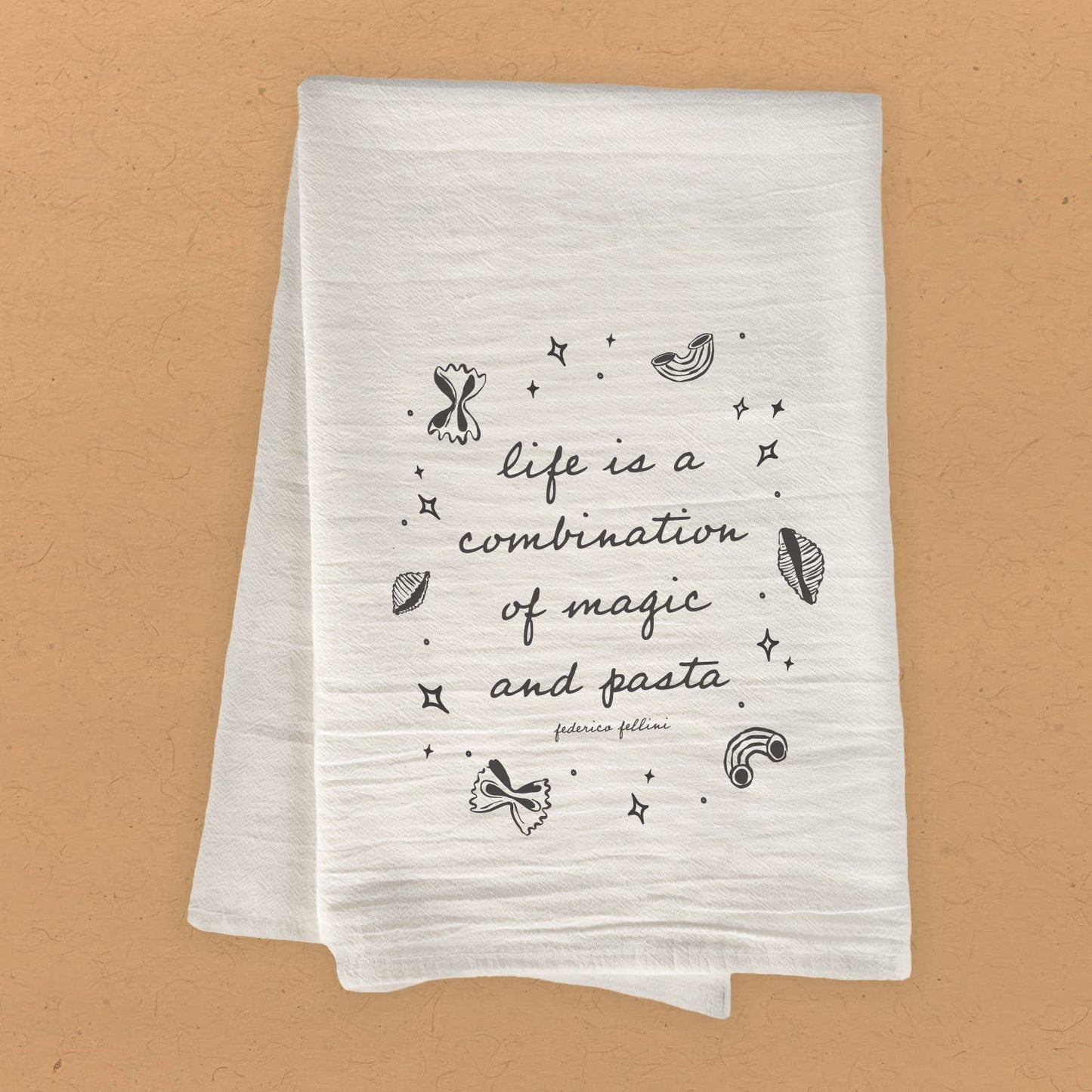 Boheme Bliss - Magic and Pasta Tea Towel