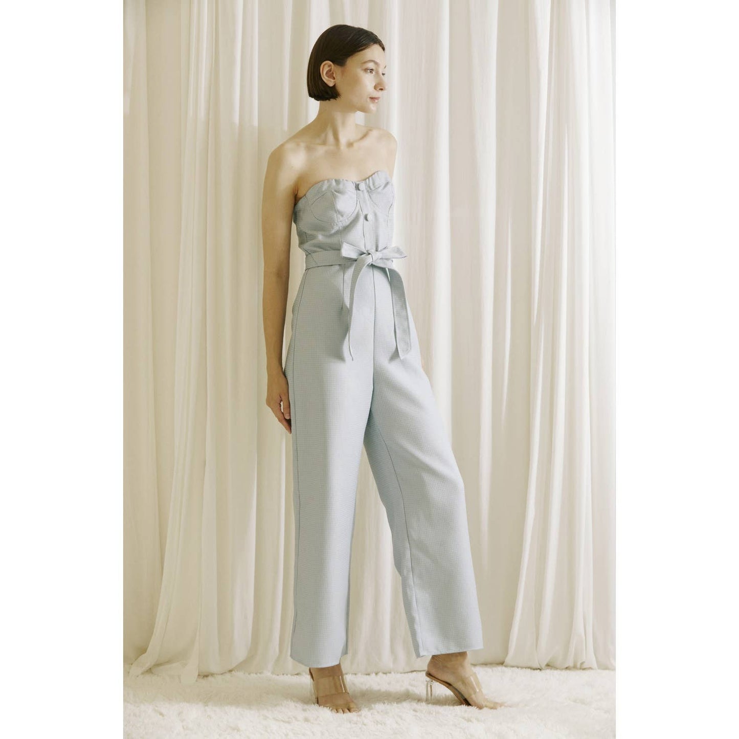 STORIA - LJ2301- BUSTIER JUMPSUIT