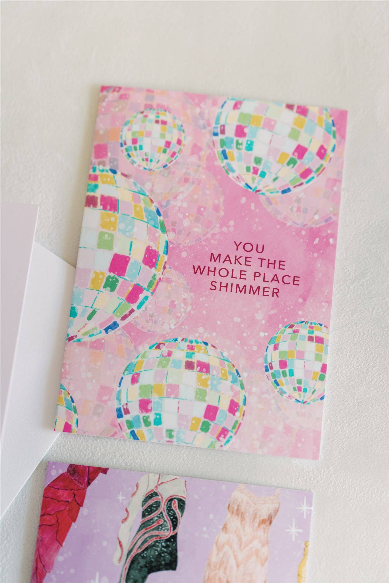 Gracefully Made Art - "The Whole Place Shimmer" Greeting Card