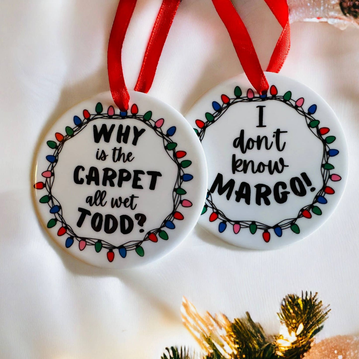 With Love Louise - Todd and Margo National Lampoons Christmas Ornament