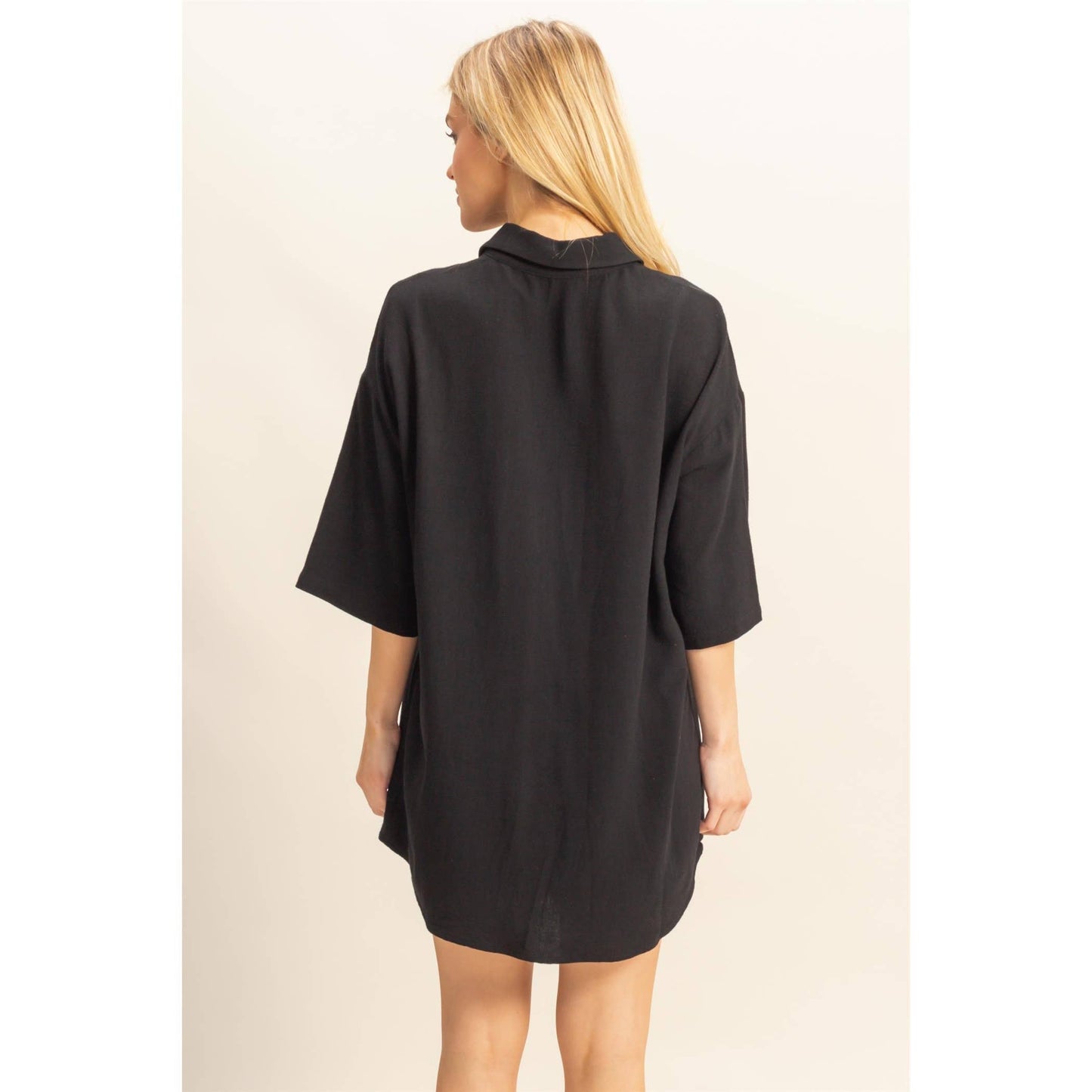 HYFVE - HF25C820-SET-Rayon Linen Shirt And Shorts Set