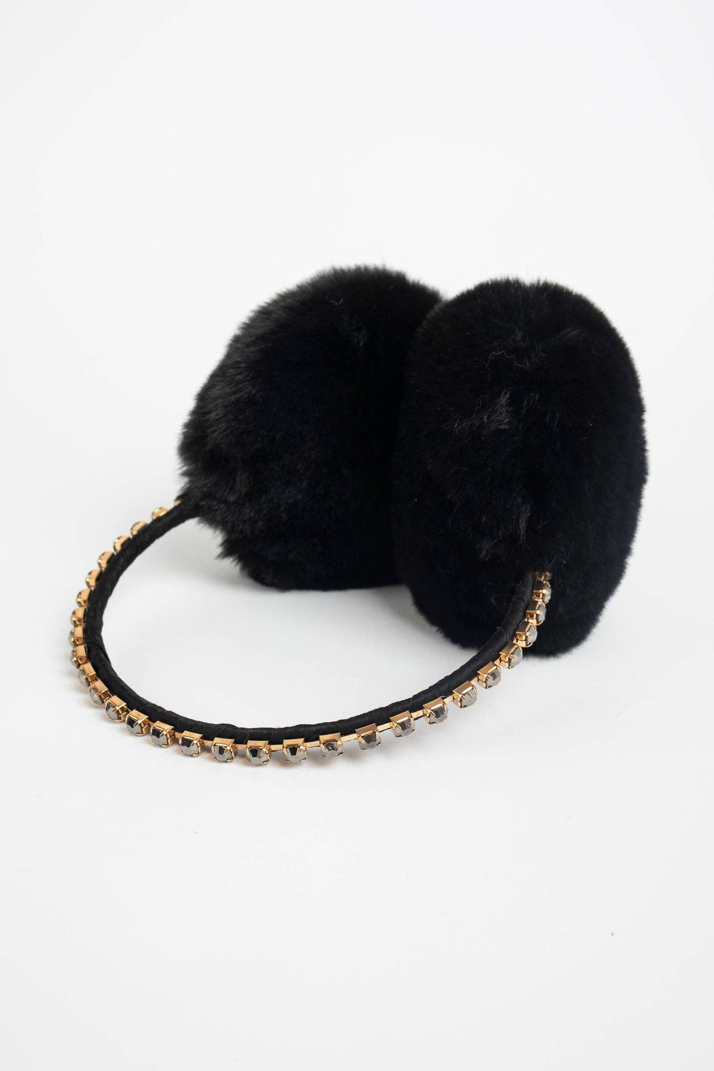 Violet & Brooks - Noel Crystal Earmuff - Black