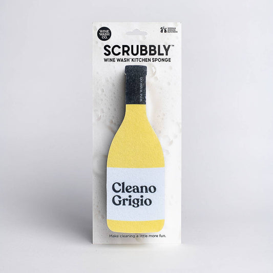 Wine Wash Co. - Scrubbly™ Kitchen Sponge - Cleano Grigio