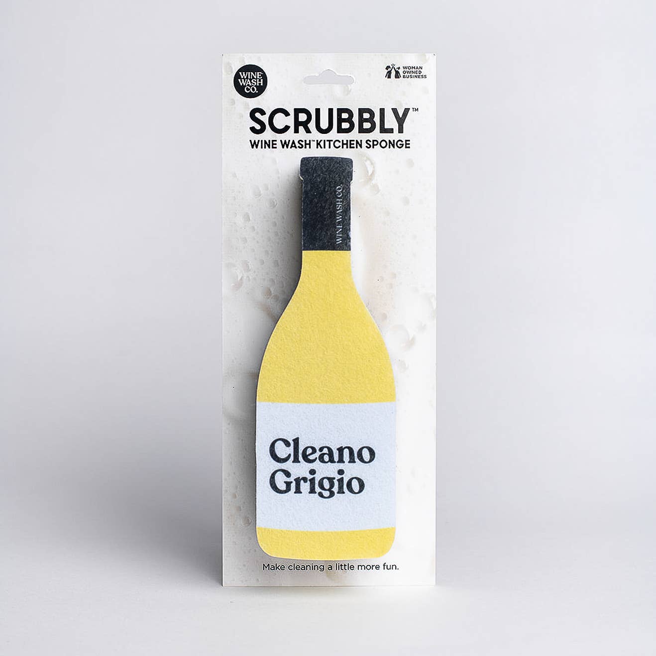 Wine Wash Co. - Scrubbly™ Kitchen Sponge - Cleano Grigio