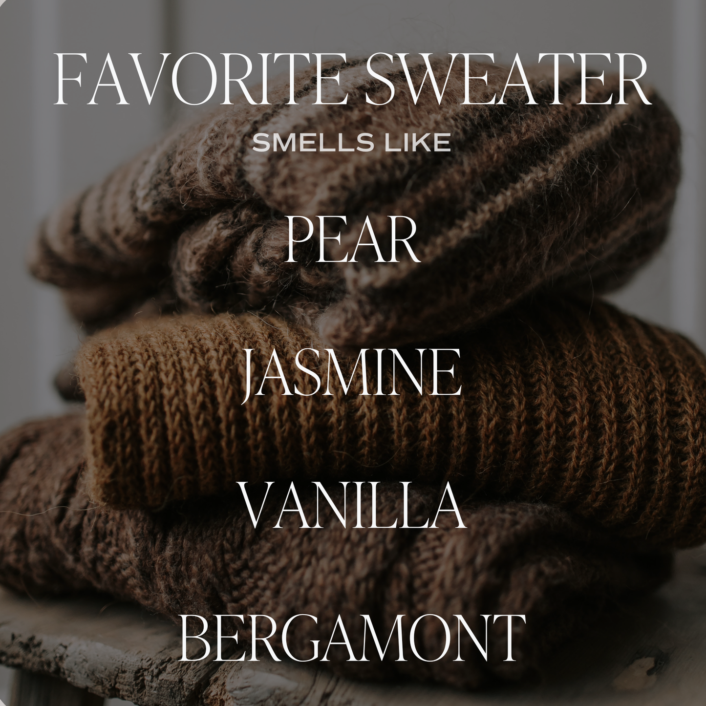 Sweet Water Decor - Favorite Sweater Soy Candle - 15 oz