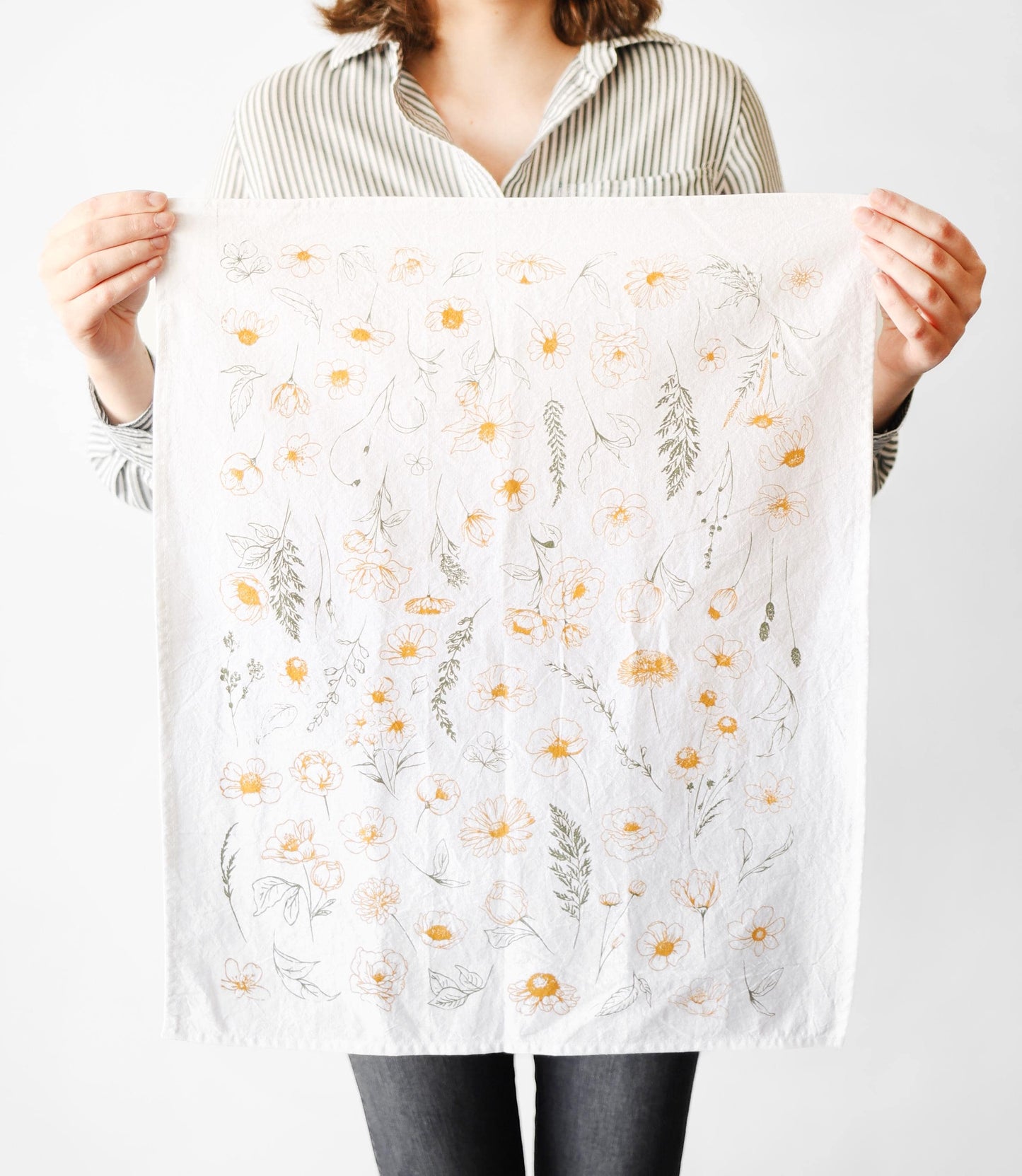 Highland Ridge | Handmade Home Decor - Flower Garden Tea Towel