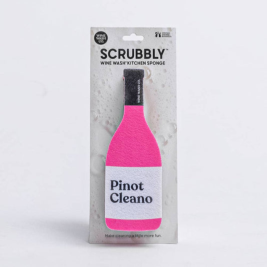 Wine Wash Co. - Scrubbly™ Sponge - Pink Pinot