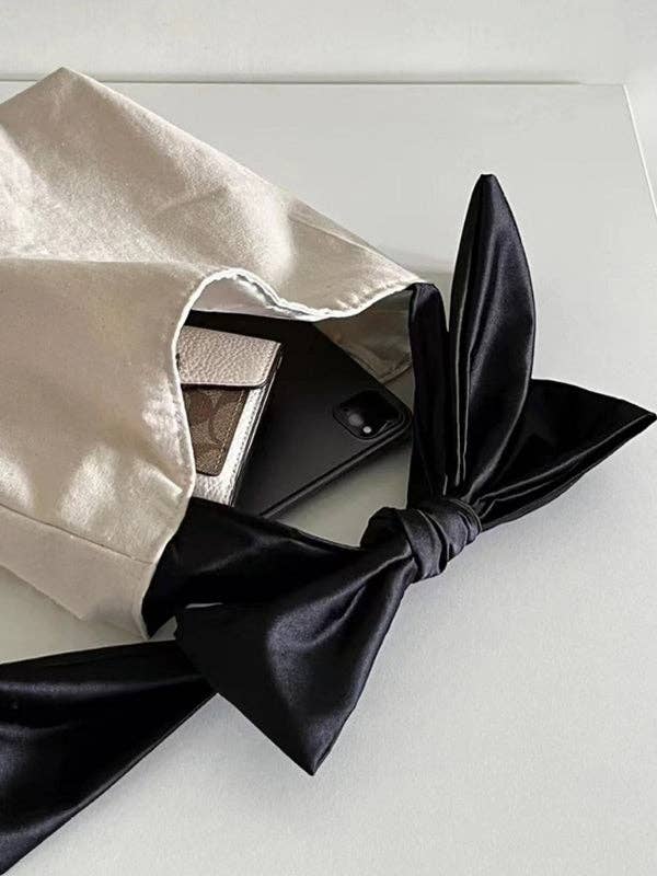 Sheer Trend - Bowknot Split-Joint Bags Bags Accessories Shoulder Bags