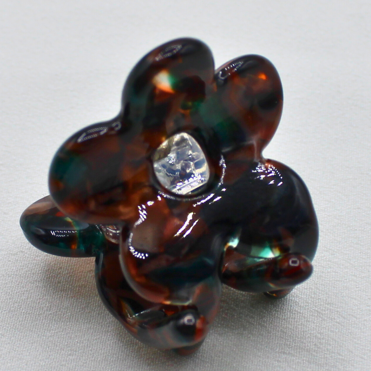 Love Attack - Ayaka Cellulose Acetate Hair Claw Clips: Purple Red Multi