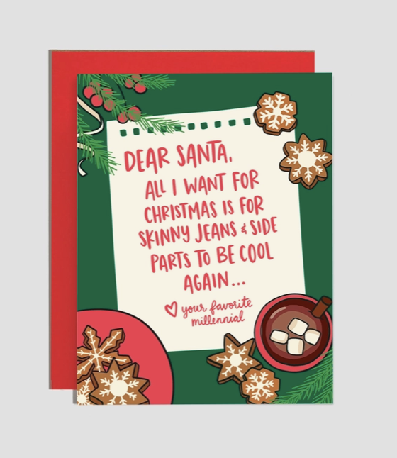 Brittany Paige - Dear Santa Millennial Holiday Card