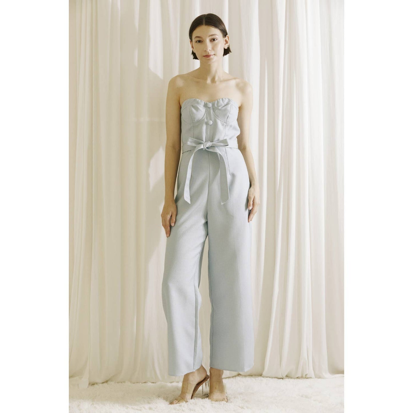 STORIA - LJ2301- BUSTIER JUMPSUIT