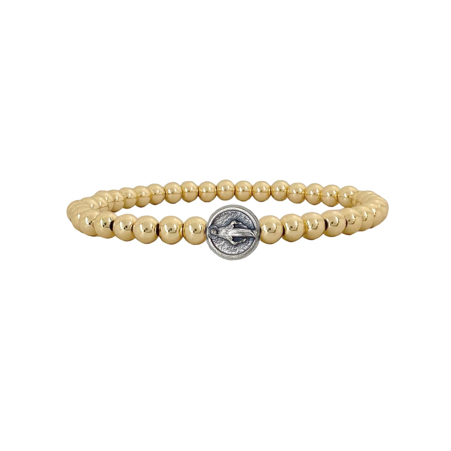 Love, Lisa - Blessed Mother Miraculous Subliminal Beaded Bracelet