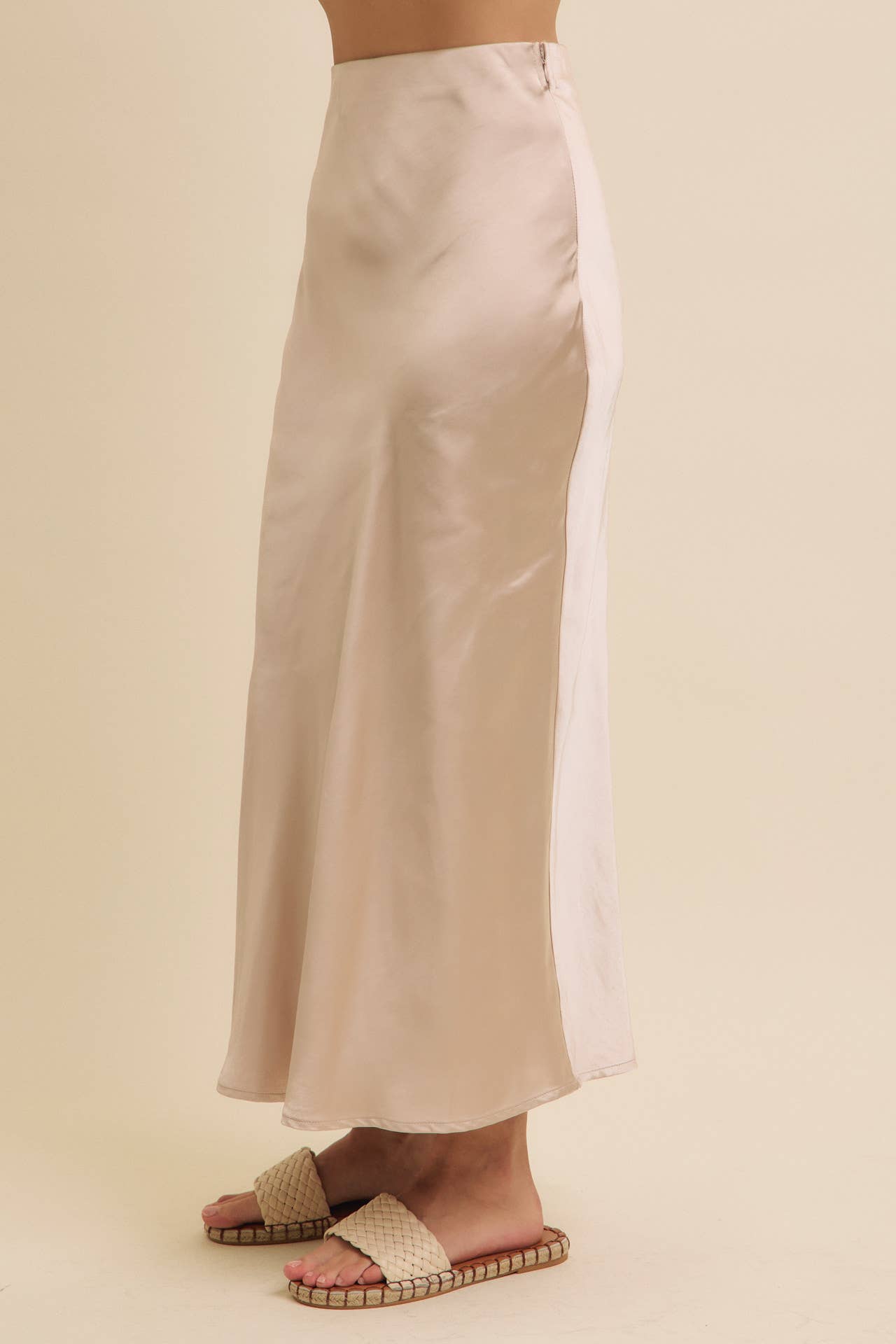 in february - Satin Maxi Skirt