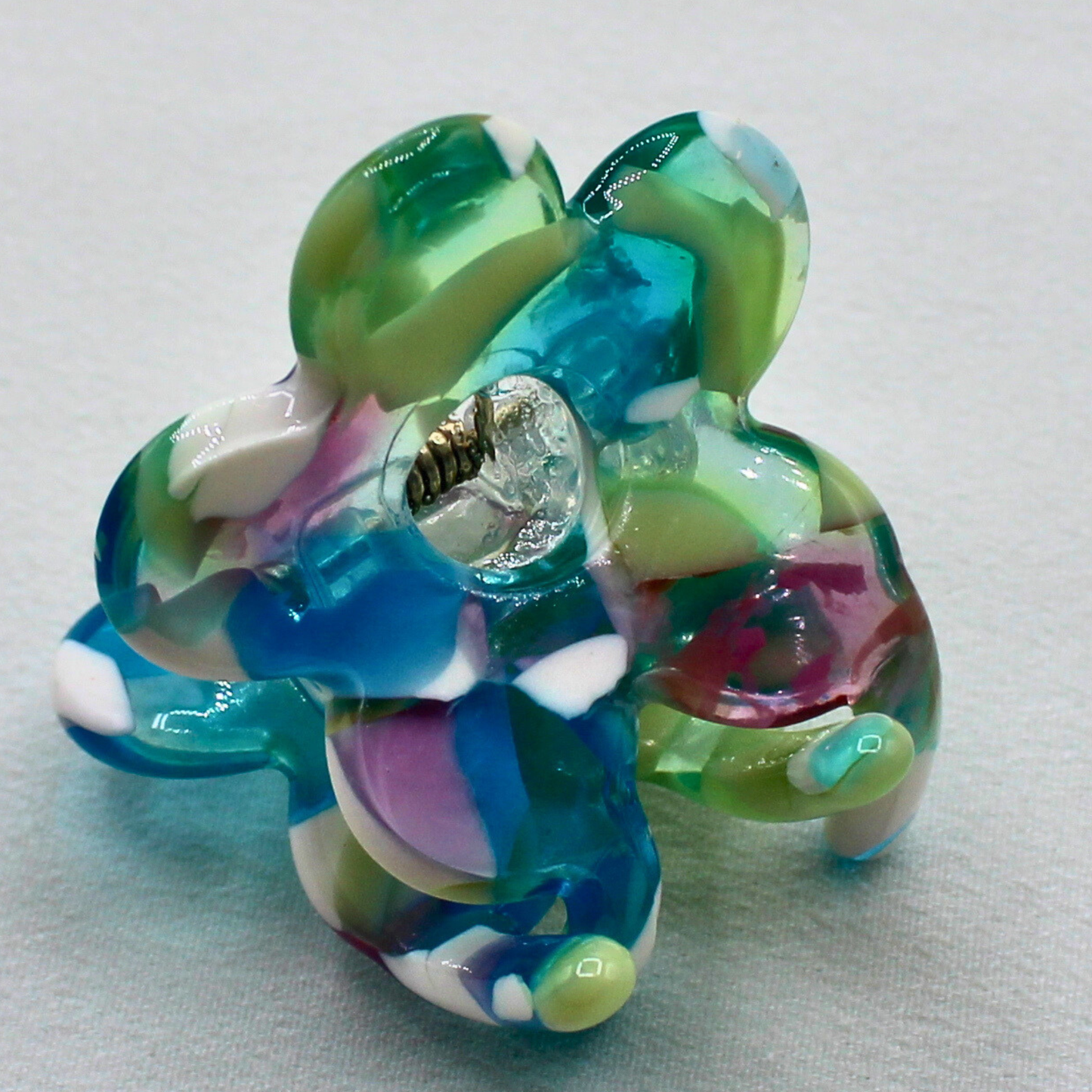 Love Attack - Ayaka Cellulose Acetate Hair Claw Clips: Purple Red Multi