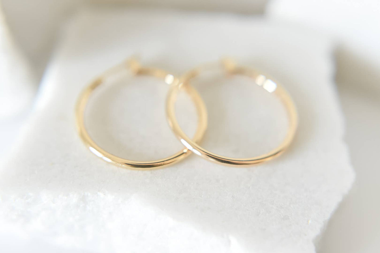 Bella Rey Jewelry - Gold Plated Hoops