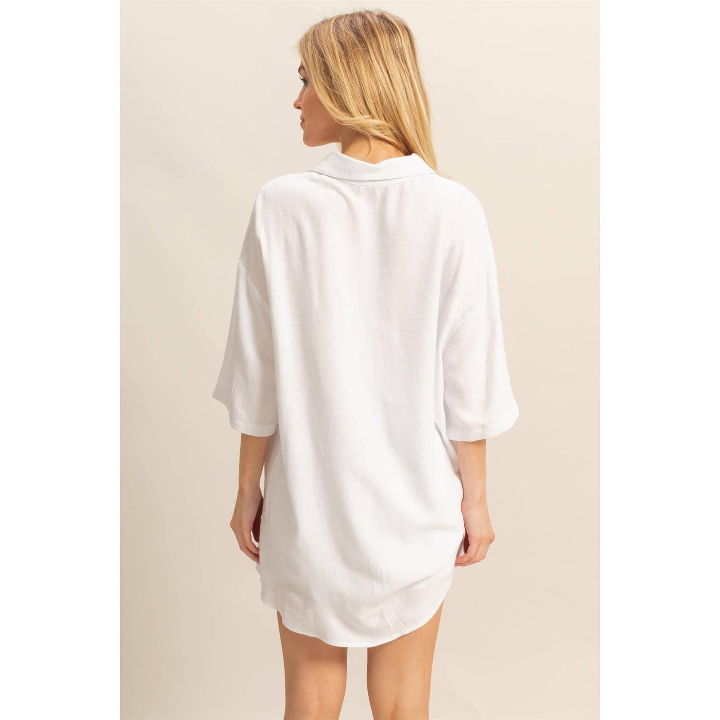 HYFVE - HF25C820-SET-Rayon Linen Shirt And Shorts Set