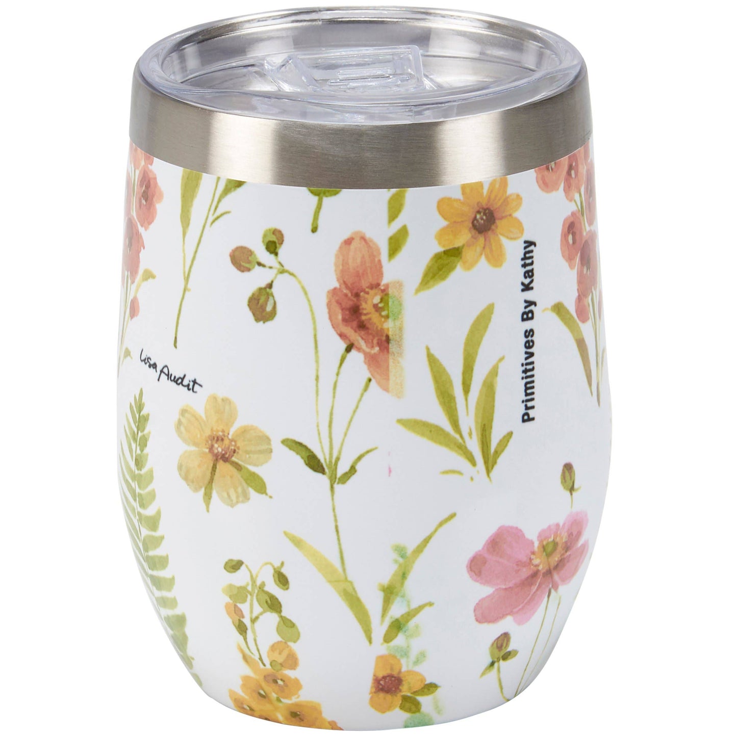 Primitives by Kathy - Flower Garden Wine Tumbler