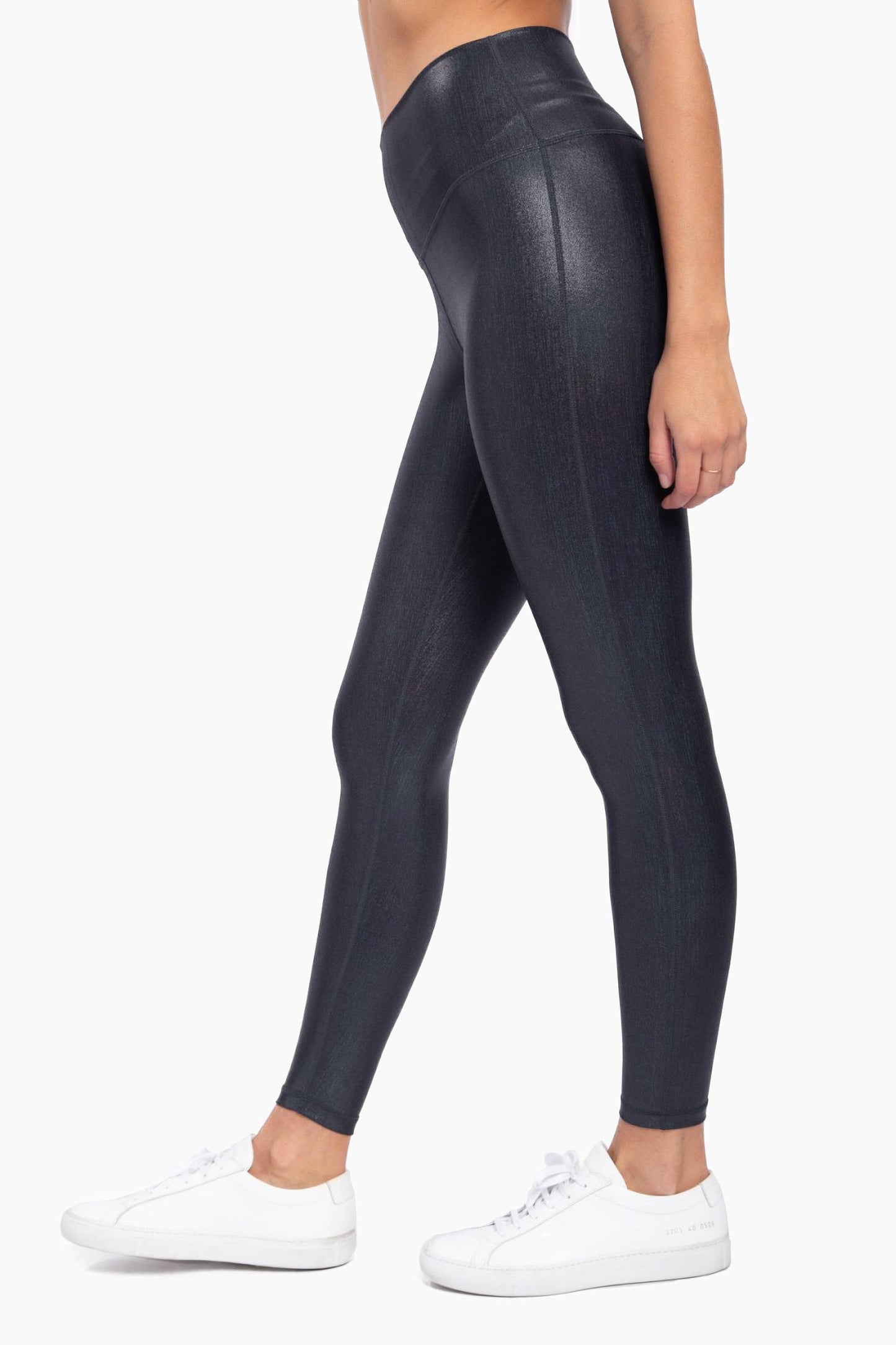 Mono B - Iridescent Holo Foil High-Waisted Leggings